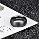 Zakk Ring Damen Herren Schwarz Titan Eheringe Partnerringe Trauringe Verlobungsringe Gebürsteter Komfort Fit 6mm 8mm (Schwarz-8mm, 54 (17.2))
