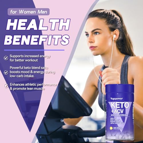 Strength Keto Pills + ACV for Men & Women - Exogenous Ketones Keto Supplements for Mental Clarity & Focus - Keto Burn - Free Energy for Muscle - Key to Keto Diet - Ketosis Support - 45 Days Supply - Image 8