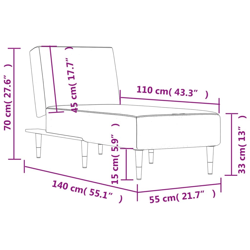 Chaise Longue in Velluto Grigio Scuro,Chaise Longue,Chaise Longue Camera da Letto,Chaise Longue Salotto-352803
