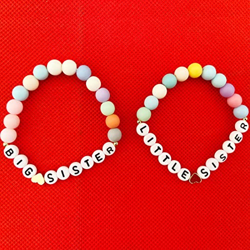 Image of Sister's Big Bracelet Gift, Little Girls' Sister Jewelry