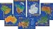 Carson Dellosa Mark Twain Seven Continents of the World Bulletin Board Set (1948)