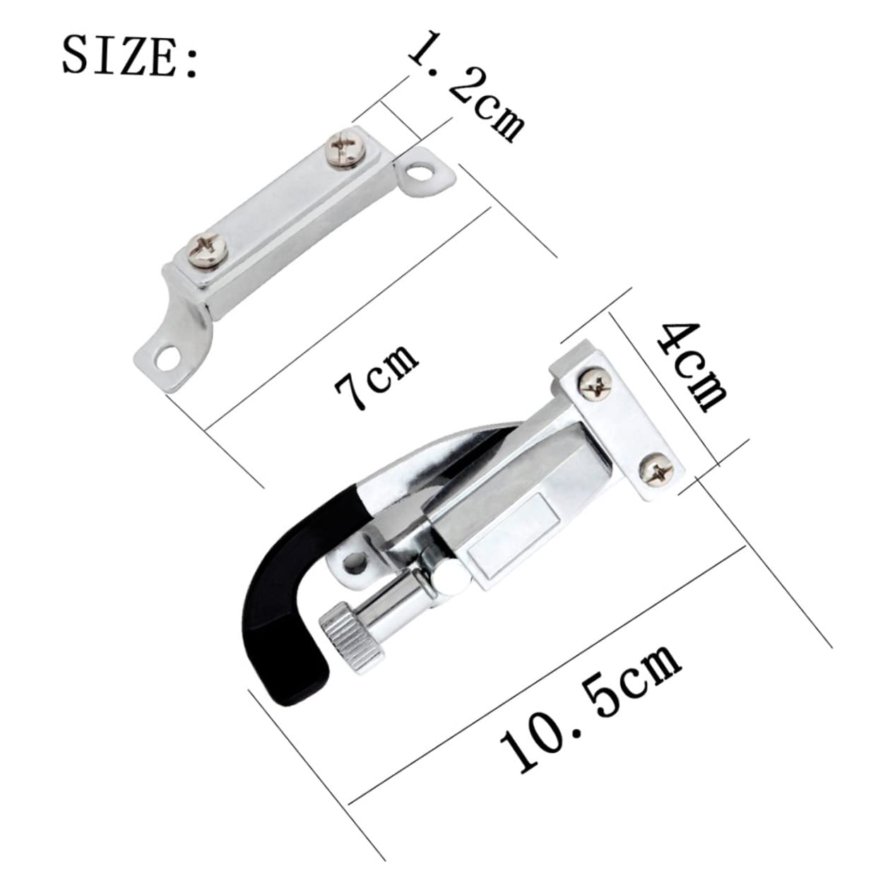 Holibanna Snare Drum Regulator Strainer Drums Throw Adjuster Adjustable Snare Drum Accessories Silver Zinc Alloy