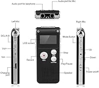 Vista 3 de 3 paquetes Paranormal Ghost Hunting Equipment Digital EVP Grabadora Activada por Voz USB