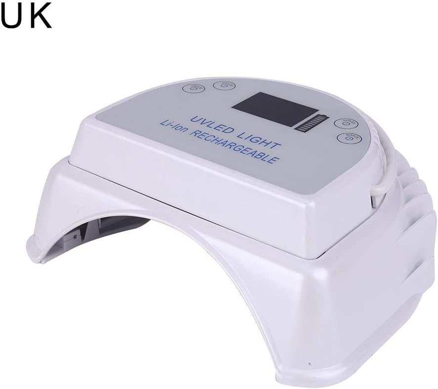G-wukeer Nail Dryer,Rechargeable Gel Nail Light Art Polish Dryer Manicure Lamp Timer 64W