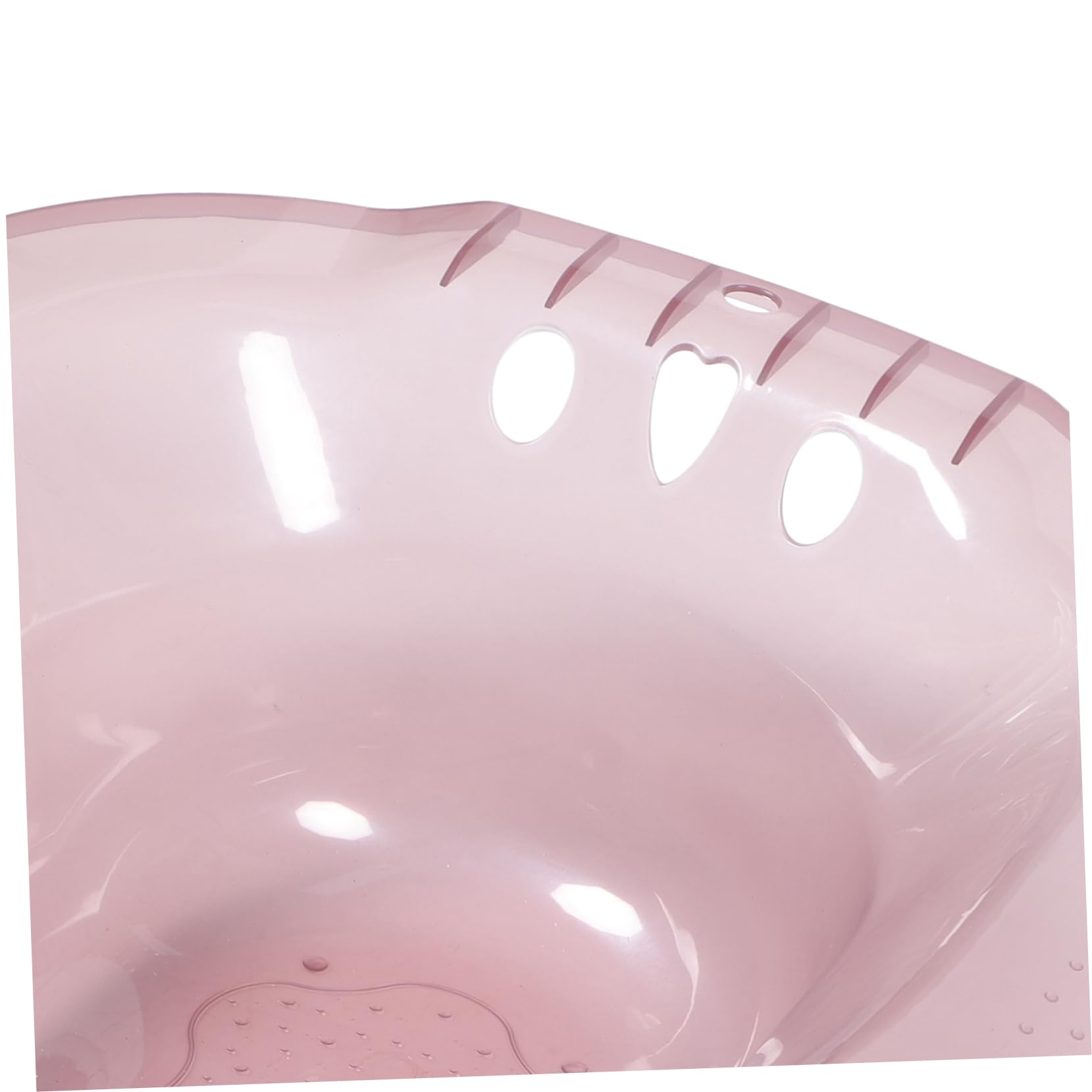 BCOATH Sitz Bath Bowl for Toilet Seat Treatment Bidet Basin Postpartum Care Basin Plastic Sitz Bath Easy Clean