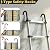 IKAYVOTO Telescoping Ladder 16.5 FT | Aluminum Lightweight Extension Ladder with Stable Hooks | Heavy Duty 330lbs Max Capacity Multi-Purpose Telescopic Collapsible Ladder for Home, RV or Outdoor Work