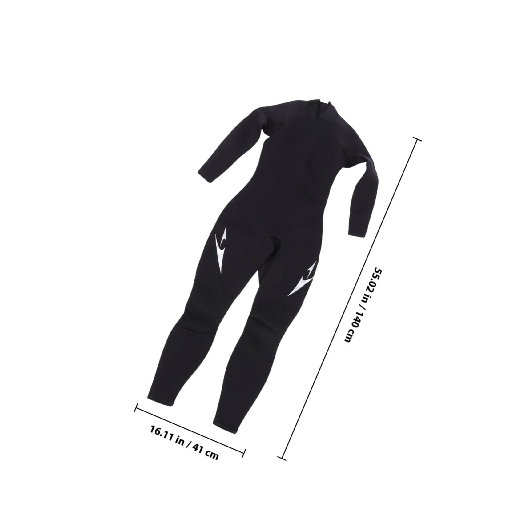 Stück Neoprenanzug Damen L Schwarz aus Scr Neopren für Tauchen | Langarm, Nylonstoff, 50 bis 57kg, für Surfen und Bewegungsfreiheit