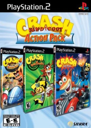 Pack Crash Bandicoot Action (3 juegos)
