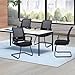 CLATINA Office Guest Chair with Lumbar Support and Mid Back Mesh Space Air Grid Series for Reception Conference Room