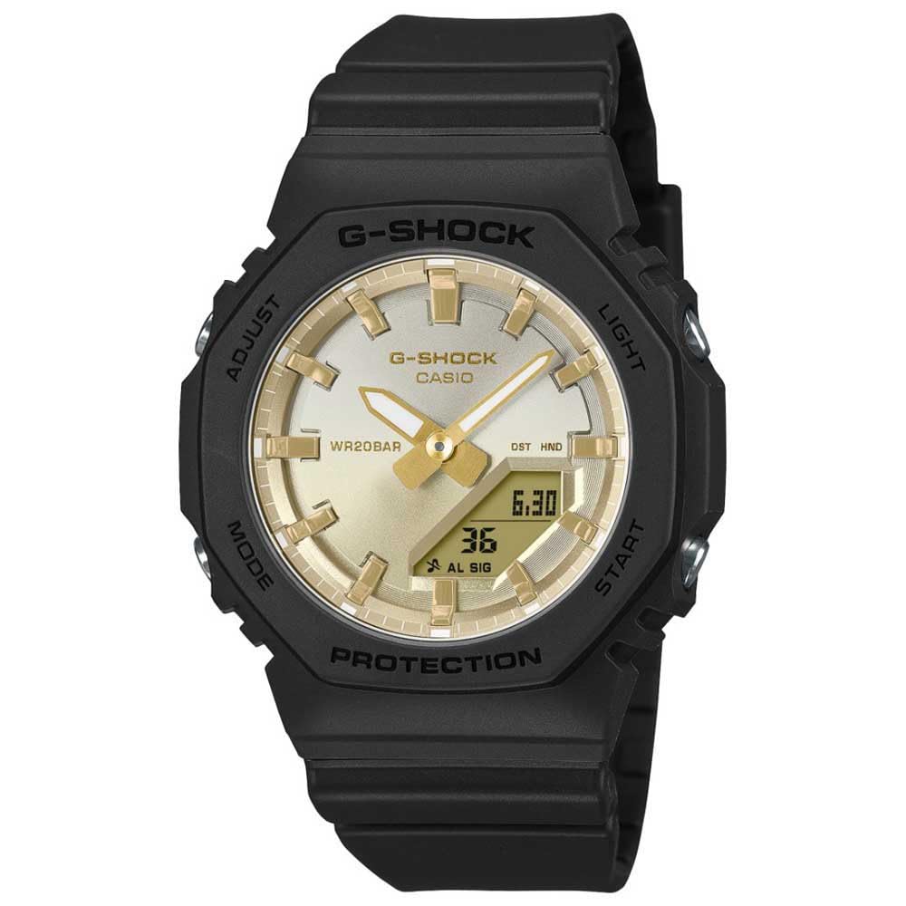 House of Watches - Casio G-Shock Sunset Glow Black Rubber Dual Display Watch GMA-P2100SG-1AER
