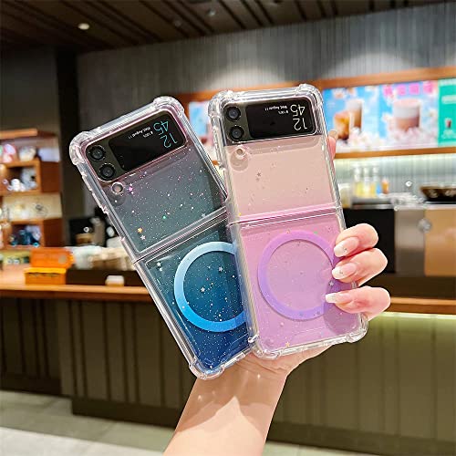 Etui Samsung Z Flip 3 transparent antichoc compatible chargeur induction