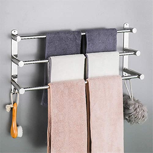 Porte-serviette mural 70 cm adhésif FBSHAD pour fixer vos draps de bain sans trou