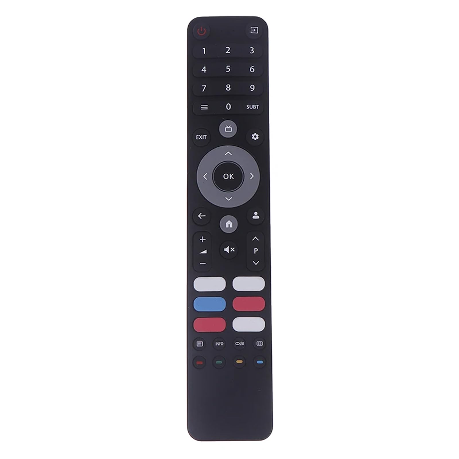 Telecomando multifunzionale facile da usare con tecnologia di segnali a infrarossi, design ergonomico per DEXP TV telecomandi universalmente telecomando