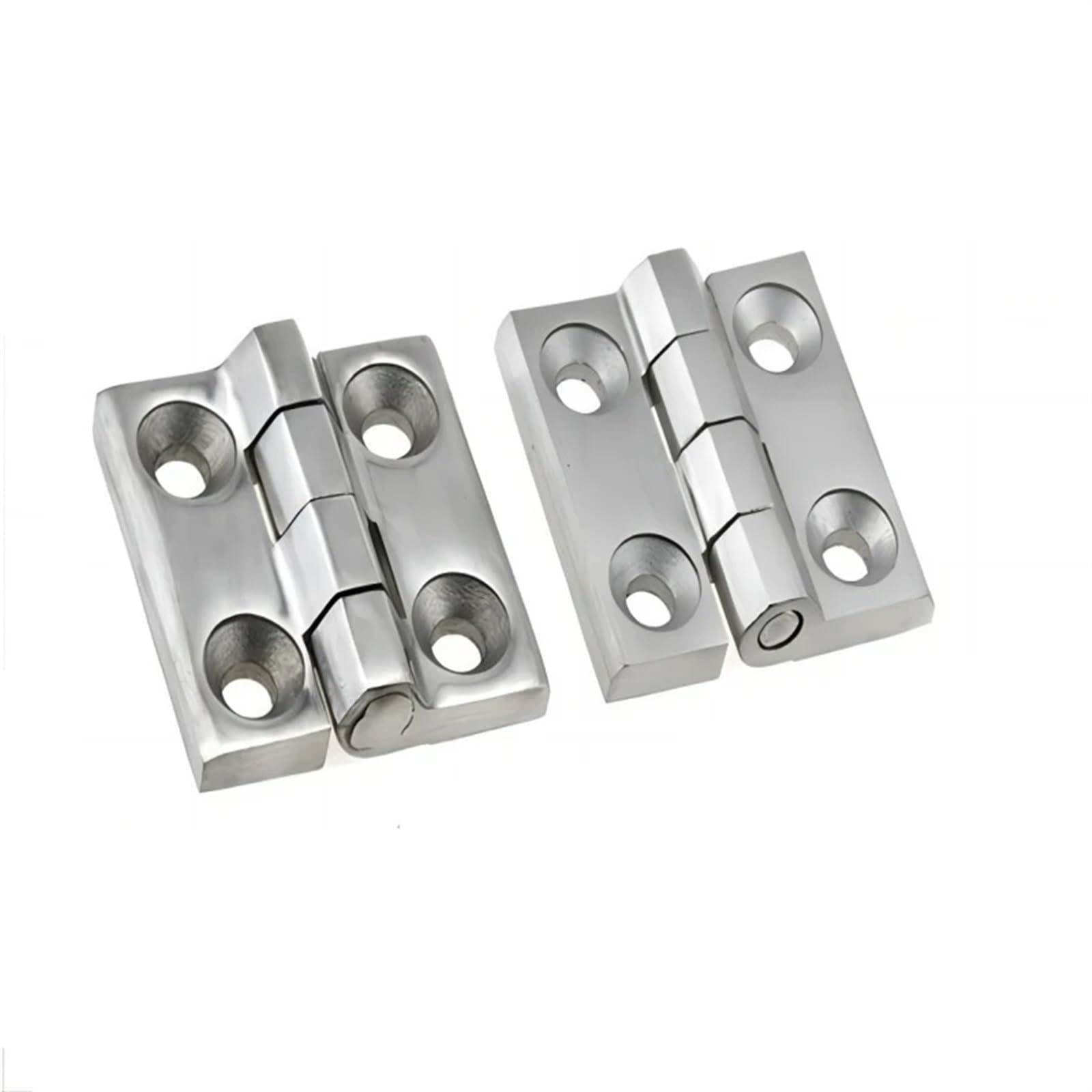 Charnière industrielle 50 x 50 mm anti grippage pour porte de machine