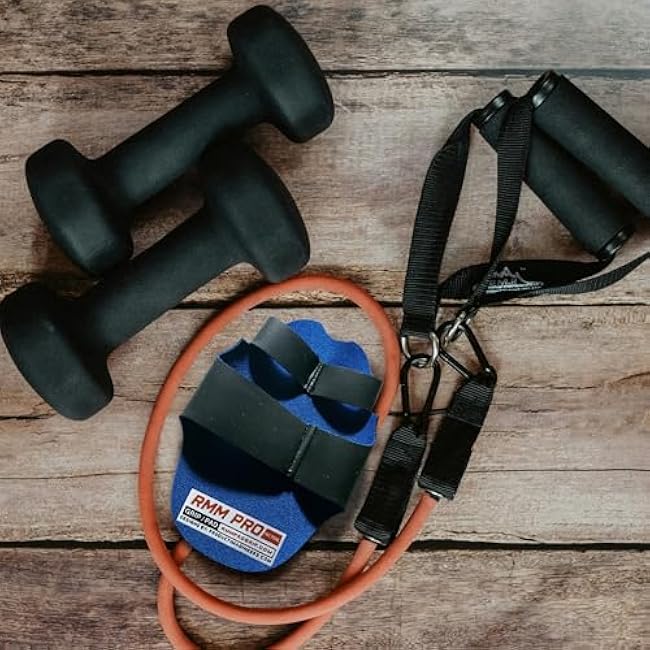 RMM PRO Grip Pad - Non-Slip Reversible Hand Protection for Weightlifting, MMA, And Extreme Sports - Gym Grip Pads - Ideal For Combatting Grip Fatigue