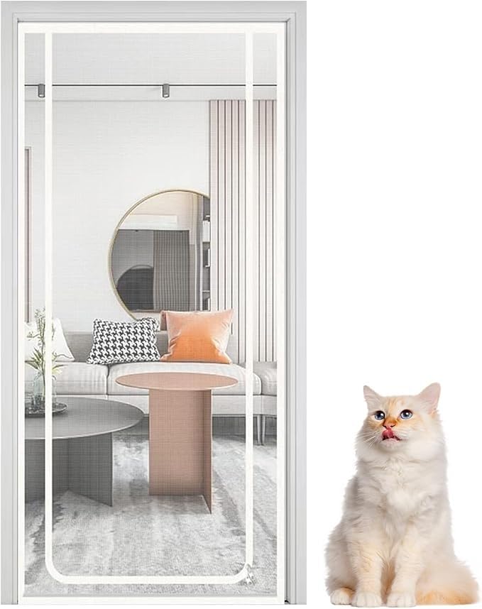 Moustiquaire pour chatière et porte de chat pour un été sans moustiques