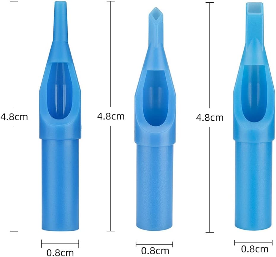 50 PCS Tattoo Nozzle Disposable Tattoo Tips Tubes Plastic Tattoo Needles for Tattoo Supplies Cartridge Machine Pens Tattoo Practice - Image 3