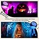 Telbum Akku Stroboskop Blitzer Halloween, Batteriebetrieb Stroboskop Disco Licht mit Fernbedienung, Sound Aktiviert RGB 54LED Wiederaufladbar Blitzlicht für Party DJ Weihnachten Hochzeit 2Pack
