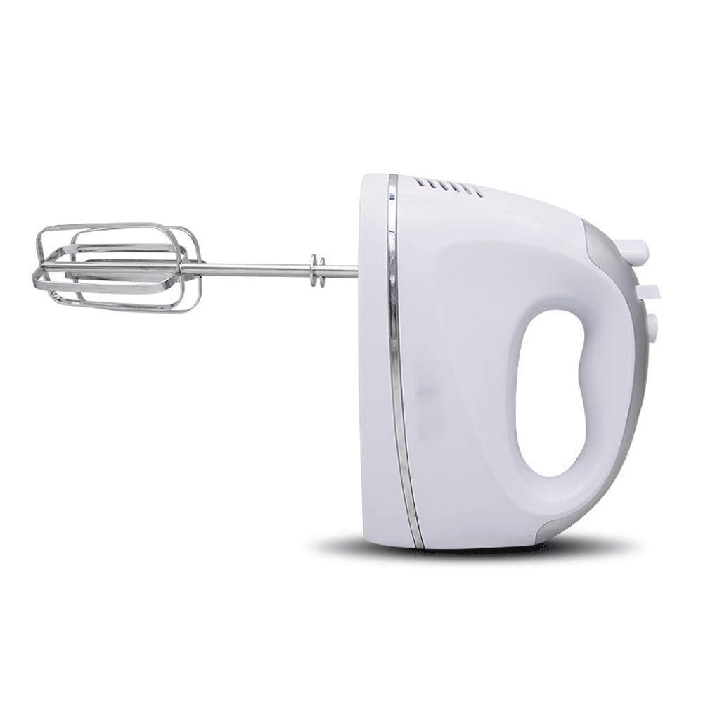 MaGiLL Egg Beater-Electric Hand Mixer - Handheld Mixers Beaters with Hooks Attachments Turbo Button White fine