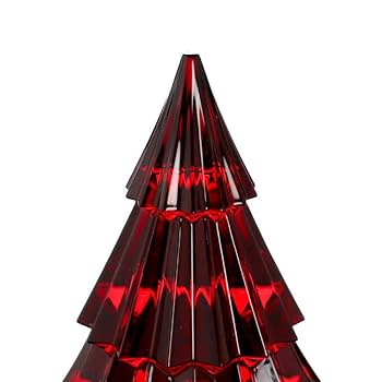 バカラ　ノエル　クリスマスツリー　アイ　レッド バカラ Baccarat 置物 遅れてごめんね クリスマス オーナメント