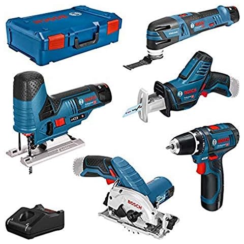 Bosch Professional 12V Tool Set with Batteries Cover