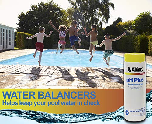 Rx Clear Swimming Pool pH Plus | Rapid Raises pH Levels | Quickly Correct Acidic Water Conditions | Water Balancer | Prevents Erosion Or Etching of Pool Surfaces | 2 Pounds - Thumbnail 6