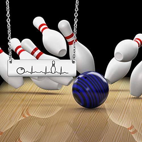 PLITI Bowling Lover Jewelry Bowling Pin & Bowl Gifts Bowling Ball Gifts