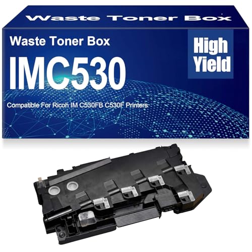 SXLXYOF Contenedor de tóner Residual Compatible con IMC530, IMC530FB, IMC530F, colector de Cartuchos de tóner Residual para Ricoh IM C530FB y C530F Impresoras,IMC530-1PC