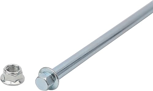 Miniatura 26 de Mokuo Eje delantero trasero de 0.394 in y 9.252 in con buje de 0.236 in, 0.787 in, 1.260 in, apto para motocicleta, Pit Dirt Bike ciclomotor