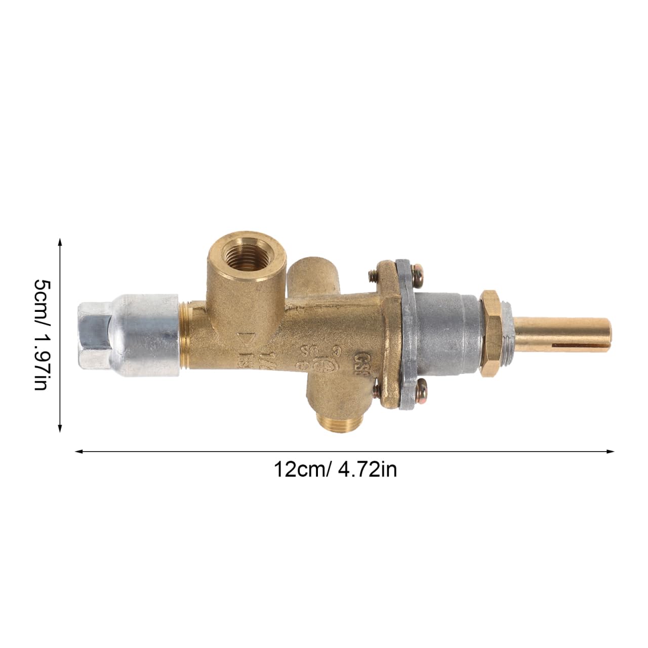 SOIMISS Kit de Remplacement Thermocouple et Sécurité Inclinaison pour Parasol Chauffant Extérieur Accessoire Réparation Gaz avec Compatible Valve