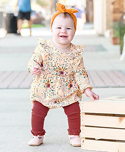 Image of RuffleButts Baby /Toddler Girls Footless Ruffled Tights