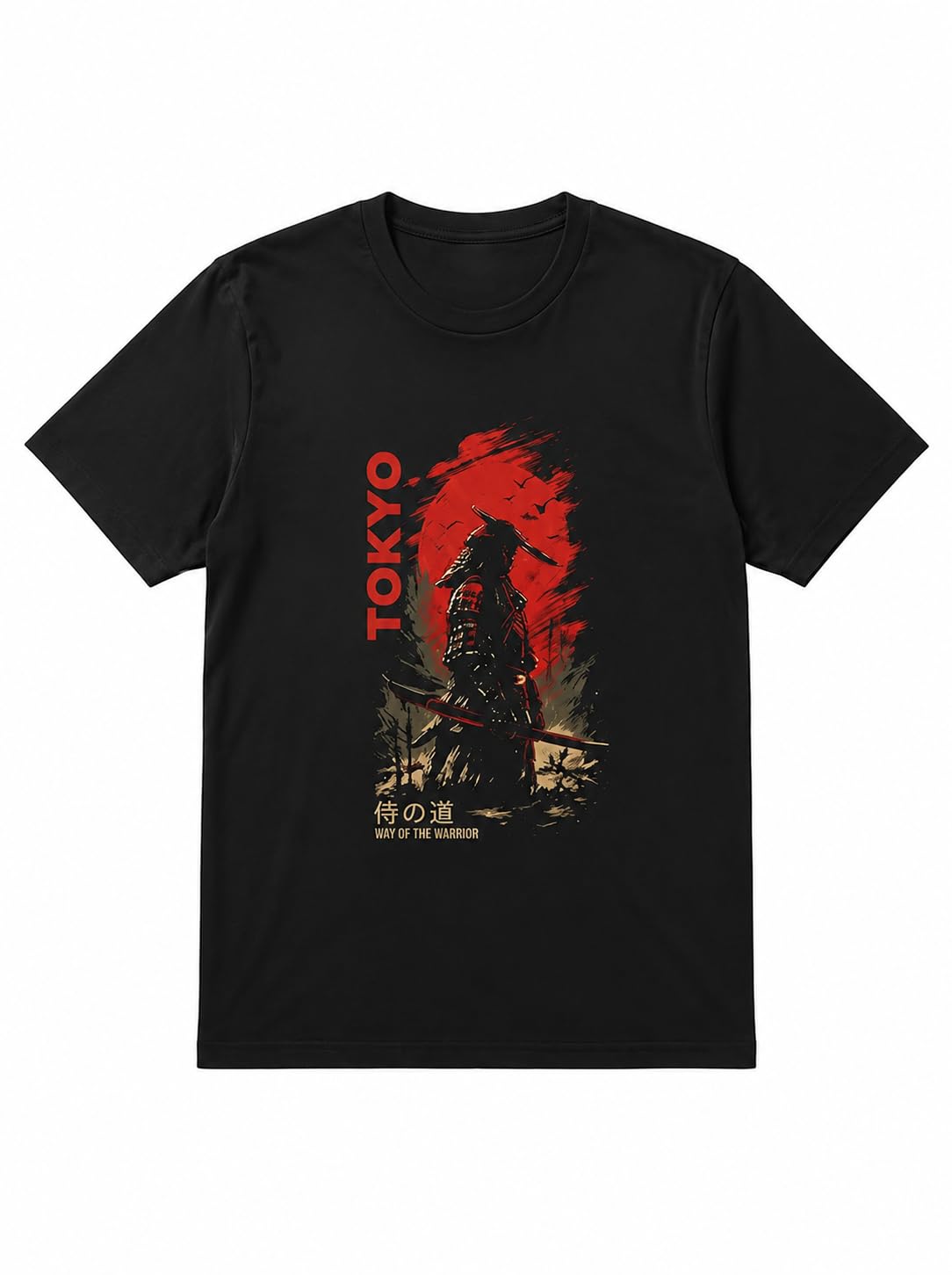 tokyo samurai tシャツ東京サムライ Buy Tokyo Samurai Warrior Oversized Black T-Shirt with Red Graphic