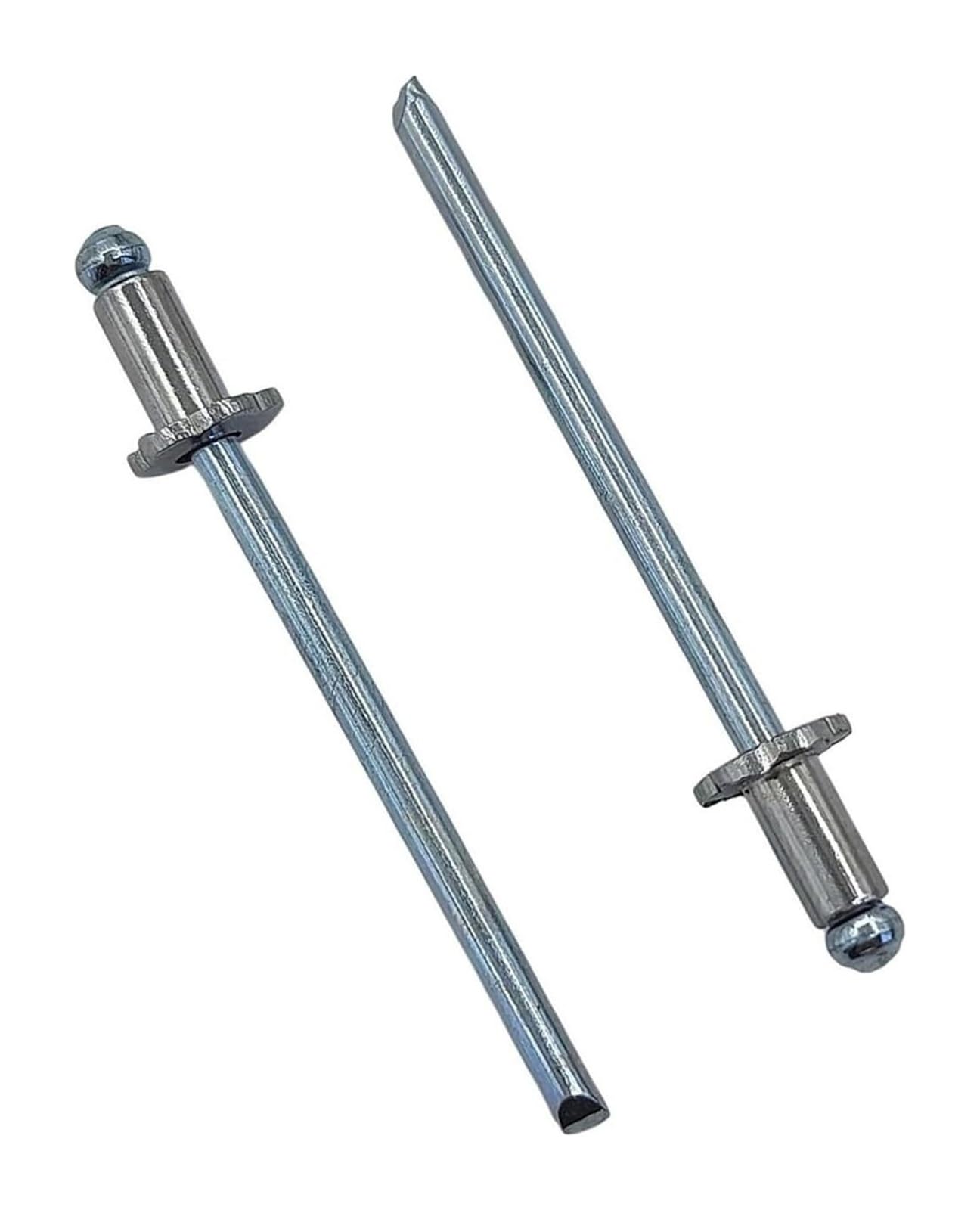 Blindniet, Edelstahl-Rosettennieten, Türschild-Bolzen, Ersatzzubehör, Silber, 5 cm, 2 Stück
