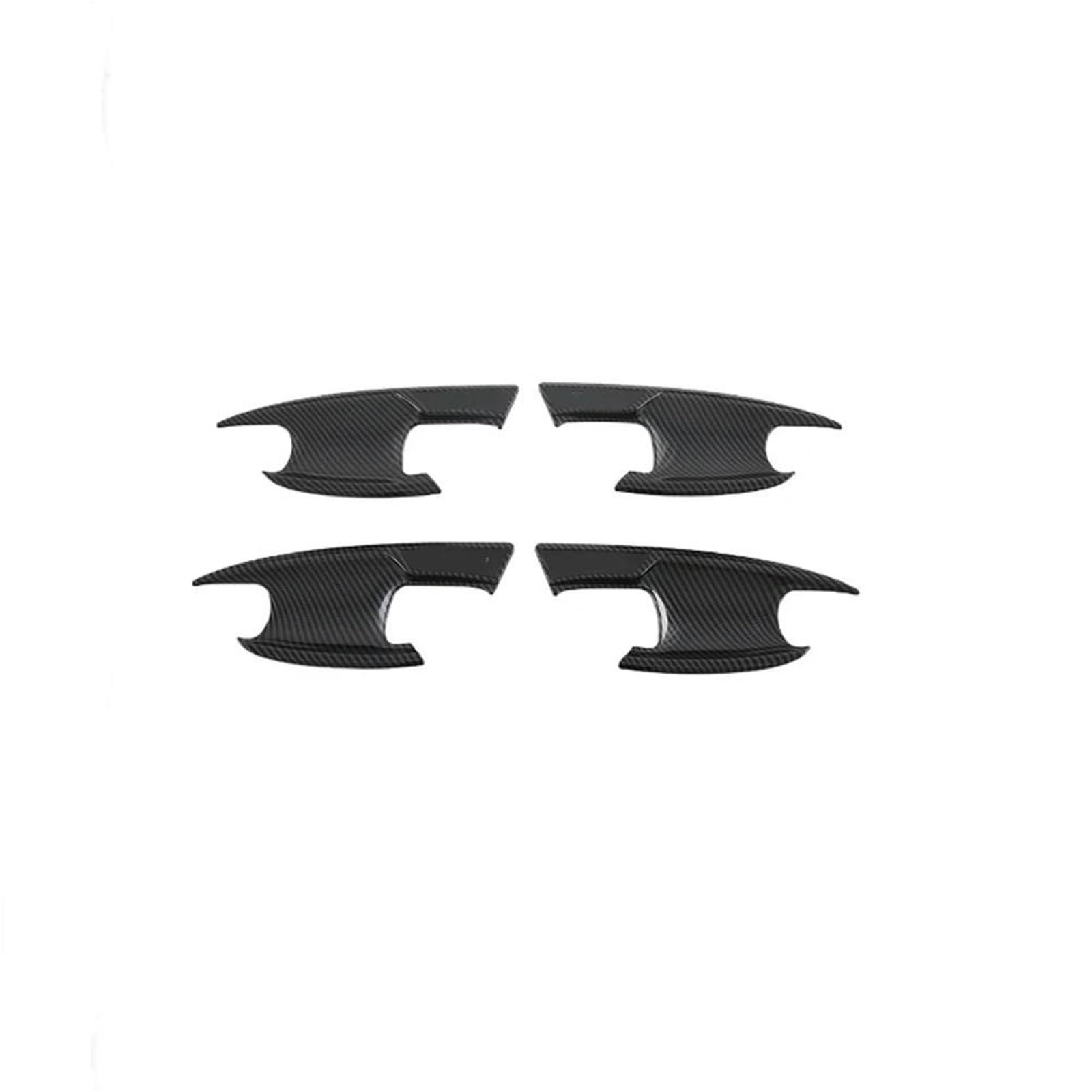 KJHOPY Car Exterior Door Handle Cover Sticker Decorative Lock for MG HS MGHS EHS PHEV 2025 2026(Style 2,RHD)