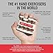 Prohands PRO Hand Exerciser, Finger Exerciser (Hand Grip Strengthener), Spring-Loaded, Finger-Piston System, Isolate and Exercise Each Finger, (7 lb Medium Tension, Red-Pro)