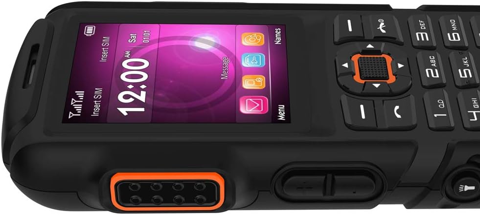 BLU Tank Mega T570 2.4" GSM Unlocked Cellphone 32MB Dual Sim W/Flashlight - Orange