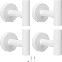 Vista 15 de NearMoon Ganchos para toallas de baño, soporte para bata de acero inoxidable 304, gancho resistente para baño, sala de estar, hotel, cocina, garaje