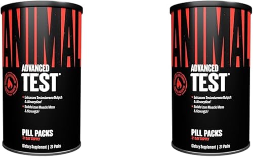 Miniatura 7 de Animal Test Potenciador de testosterona para hombres - Suplemento potenciador masculino para aumentar la libido para atletas de fuerza y culturistas