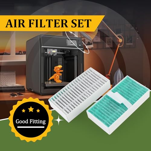 4PCS Hepa Air Filter for Flashforge Adventurer 5M Pro/Adventurer 5M Series Air Filter Cartridge 3D Printer Accessories Replacement Parts