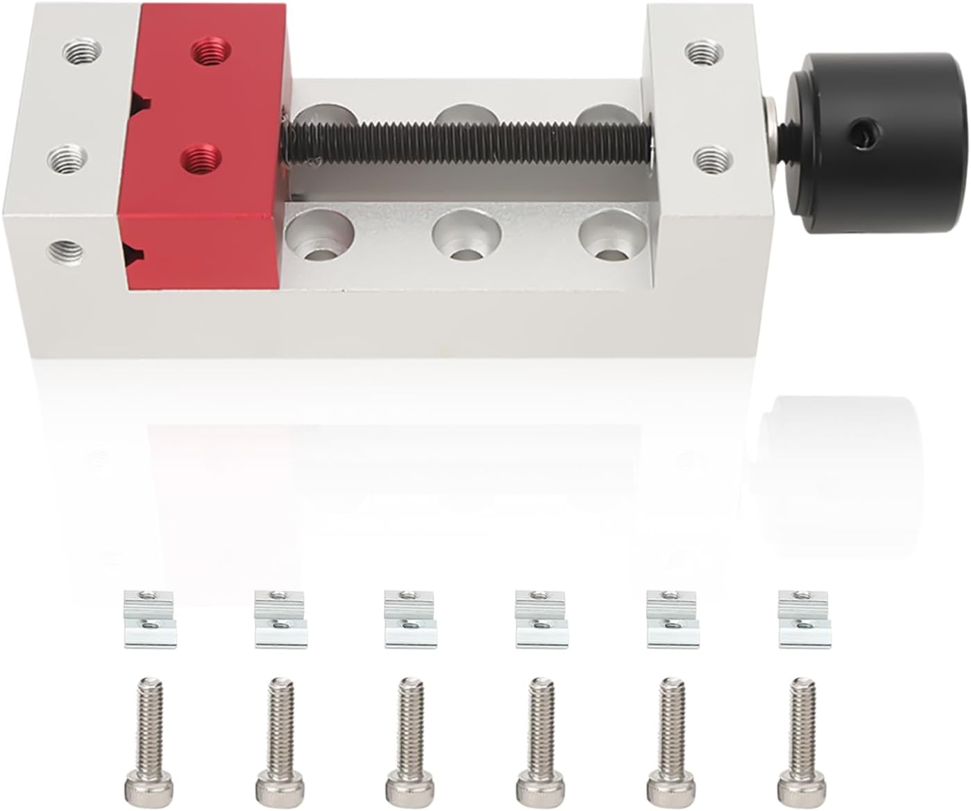 Mini Drill Press Bench Vice Clamp 2inch, Mini Flat Clamp Table Jaw Bench Clamp Mini Drill Press Vice Opening Parallel Table Vise DIY Sculpture Craft Carving Tool