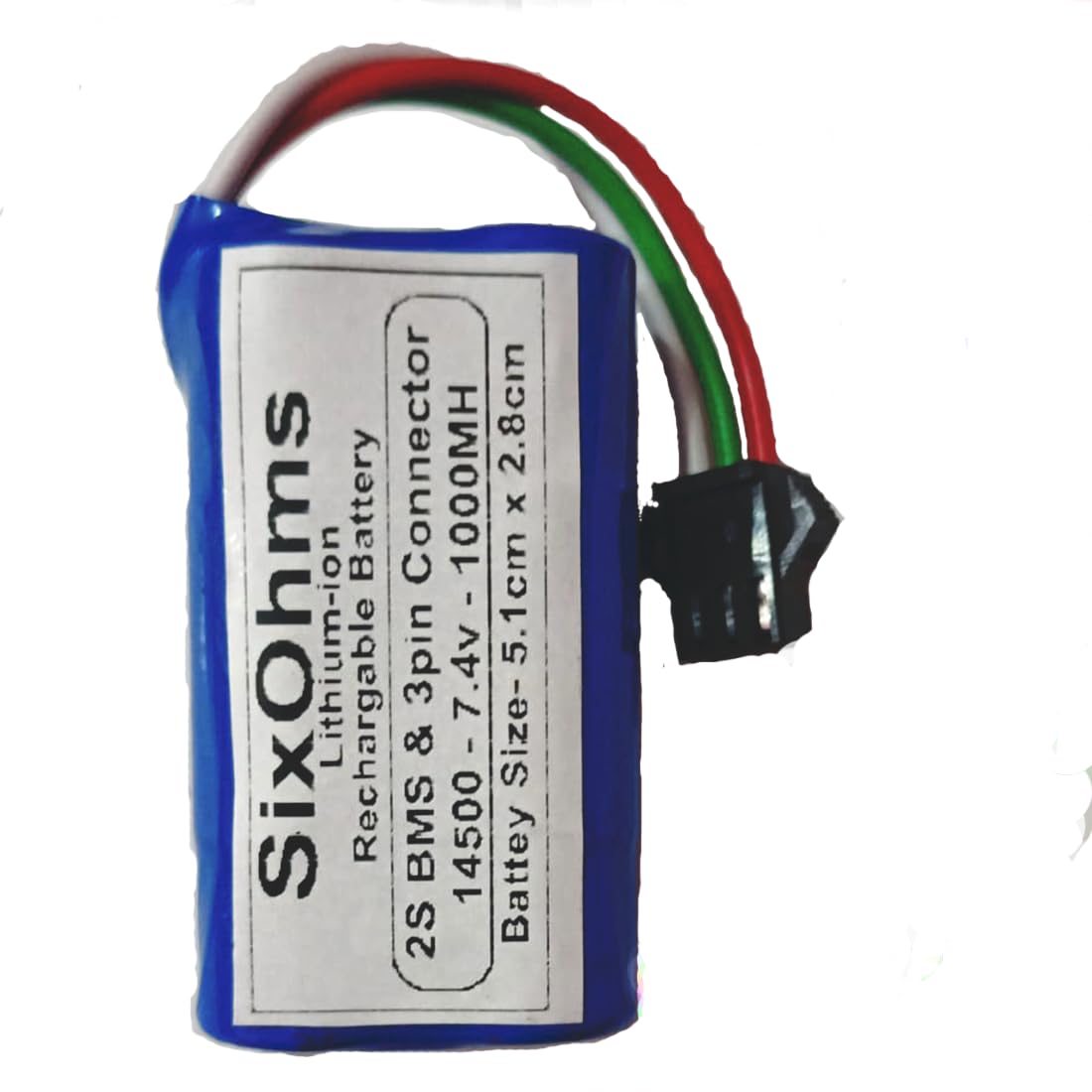 7.4V 1000mAh Li-Ion Rechargeable Battery Pack, 2S 4A SM-3 Pin Plug | Replacement Battery for RC Car, Plane, Boat, Tank, Robot, Bubble Gun, Drone, Toys & Electronic DIY Projects-image-24