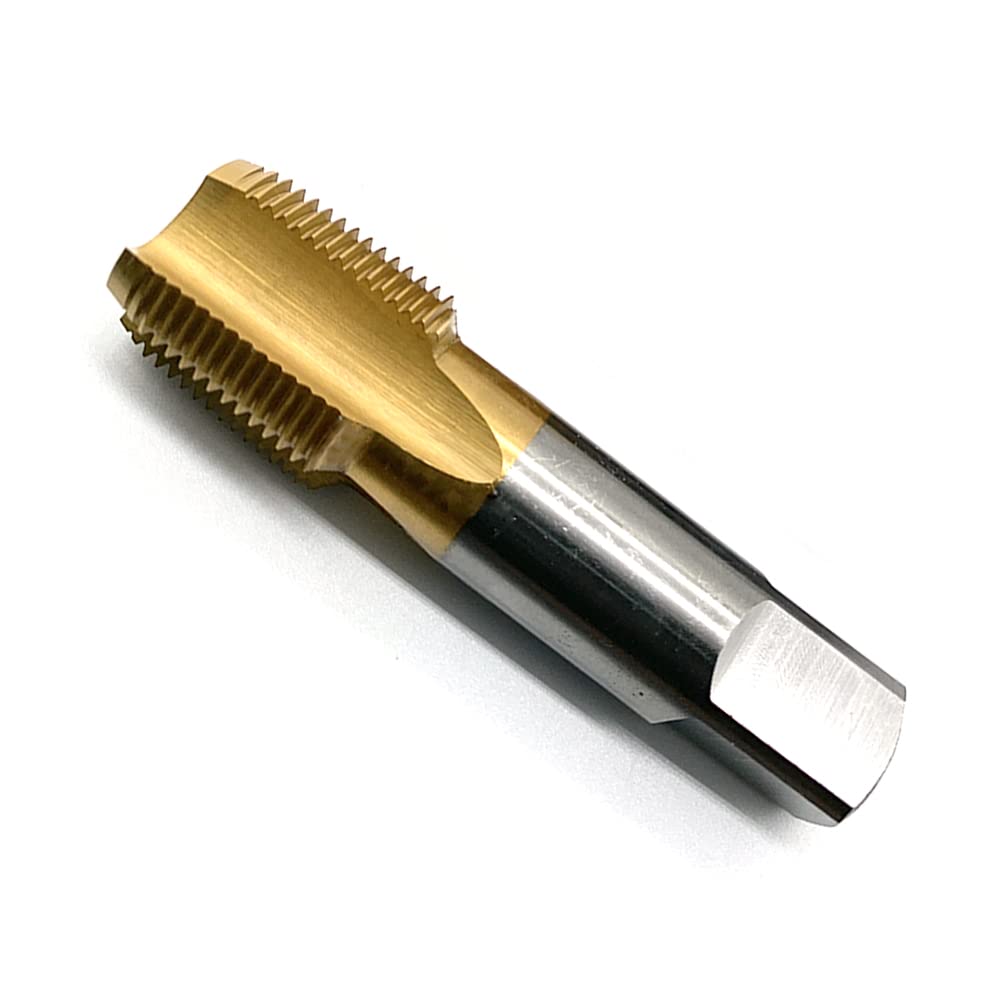 Vite for tubi americana Maschi filettati TIN HSS Rubinetto filettato for tubi conici G RC G1/8 G1/4 G3/8 RC1/2 G5/8 RC3/4 NPT 1/8 1/4 3/8 1/2 5/8 3/4 (Size : G5/8-14 1PCS)