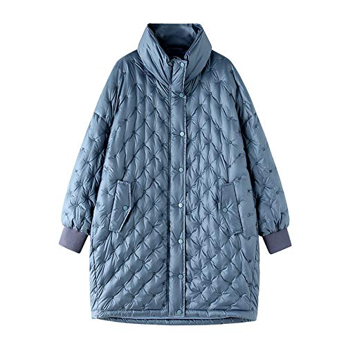 Doudoune femme moyen long contre le froid hivernal, manteau mince et chaud pour fille