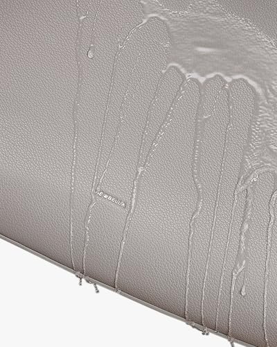 Image of NEWBELLA Women's Grey Vegan Leather Tote Bag
