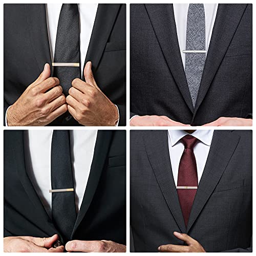 Image of Wynameleri Fashion Tie Pins Clips Set Classic Jewelry for Gentlemen