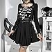 TOMETO STAR Gothic Punk Grunge Skirt High Waist Mini Skirt Harajuku Women Pleated Skirts