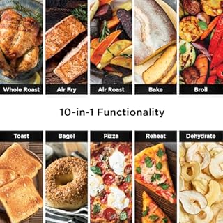 Ninja DT201C, Four à friture à air 10 en 1 XL Pro Foodi, en acier inoxydable, 1800W (version canadienne)