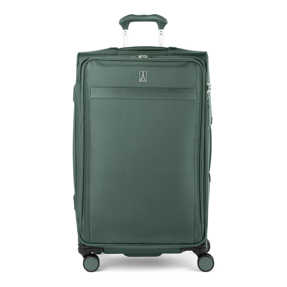 Travelpro VersaPack+ Lightweight Softside Expandable Checked Luggage, 8 Spinner Suitcase, TSA Lock, Men and Women, Checked Large 29-Inch, Desert Sage Green