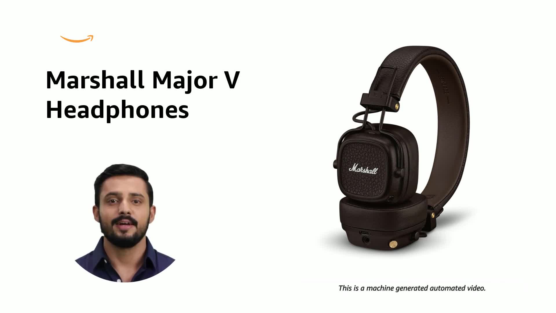 Marshall Major V Wireless On Ear Headphones, Brown : Amazon.in