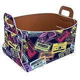 Matériau de qualité supérieure et design imperméable : fabriqué à partir de cuir synthétique de qualité supérieure, ce bac de rangement offre une solution durable et résistante à l'eau pour garder vos articles en sécurité et au sec.
